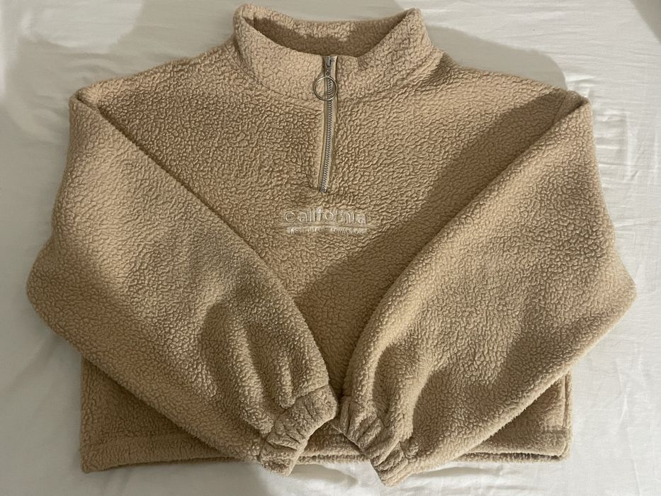 Плюшевая теплая кофта