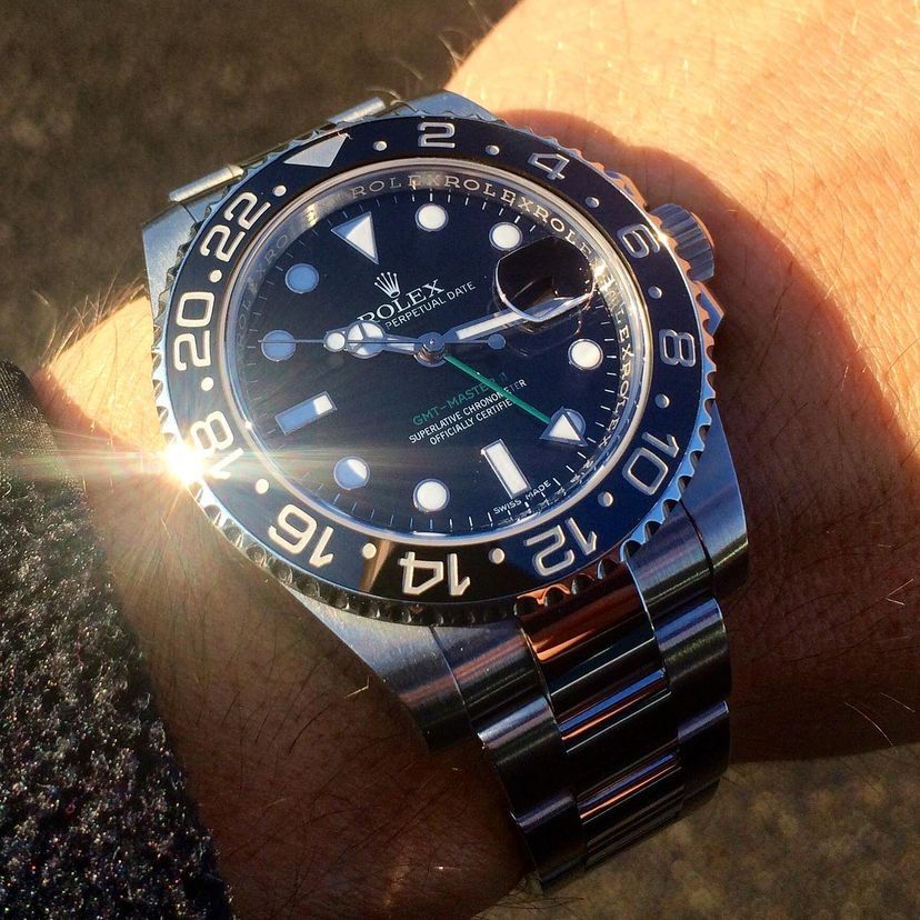 Man watch Rolex Gmt - master ll