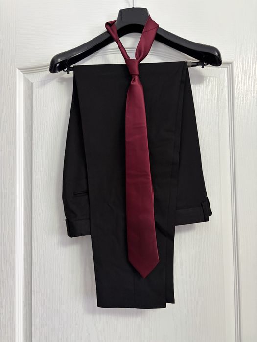 Costum bărbătesc negru 6AM Ceremony