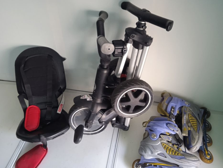 5 Шт Велосипед фирма складывается , коньки роликовые и 2ш Самокатов