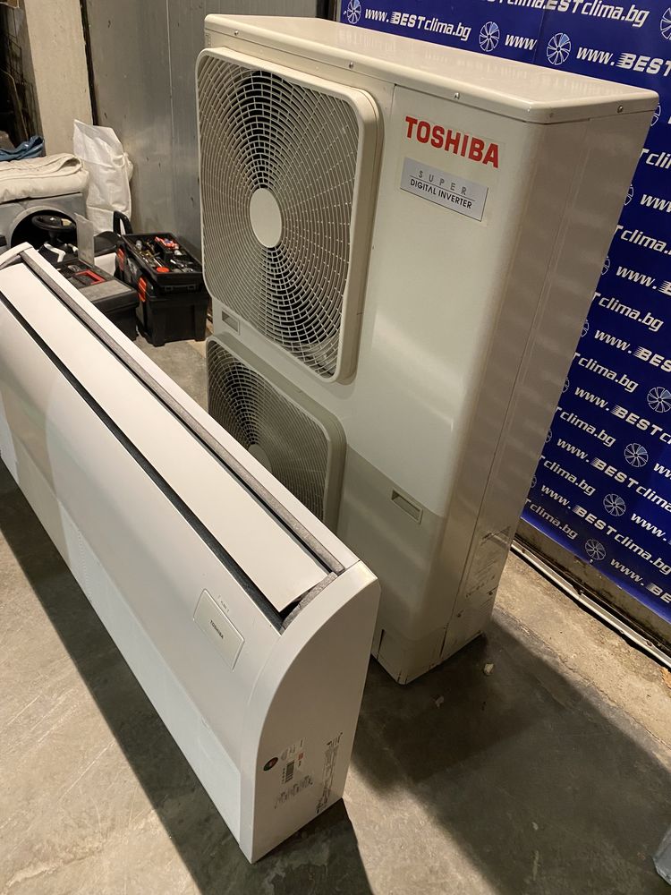 Toshiba R32 таванно подов инверторен 14kw климатик
