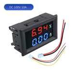Voltmetru Ampermetru  de panou LED Digital 0-100V 0-10A