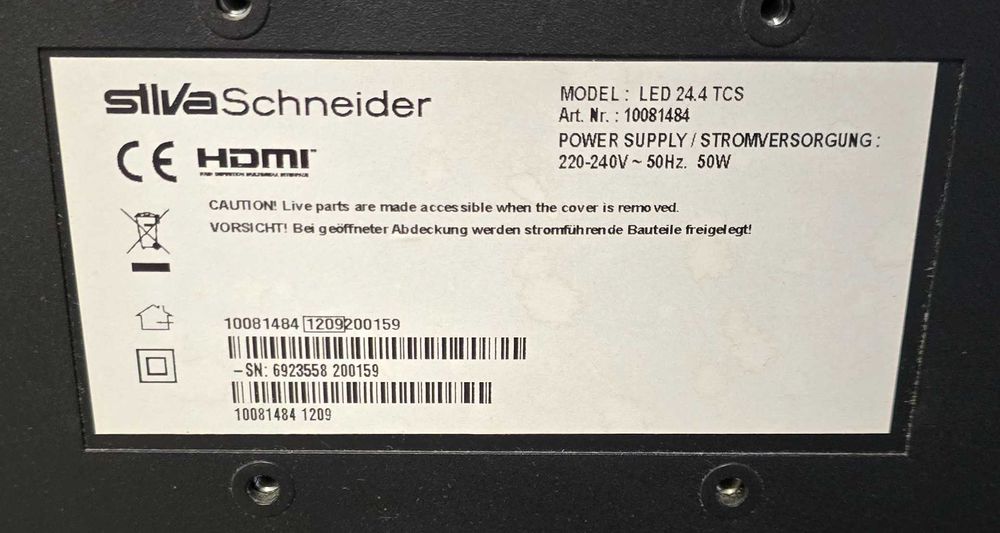 Televizor led Silva Schneider 24.4 24 inch/61 cm - functional perfect