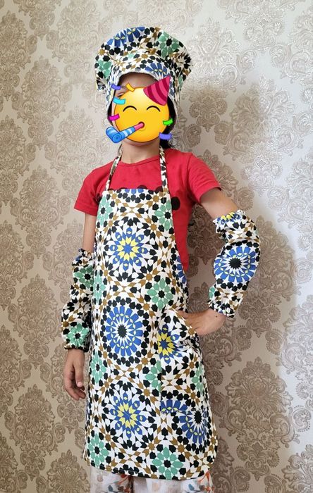 Bolajonlar uchun fartuk nabor