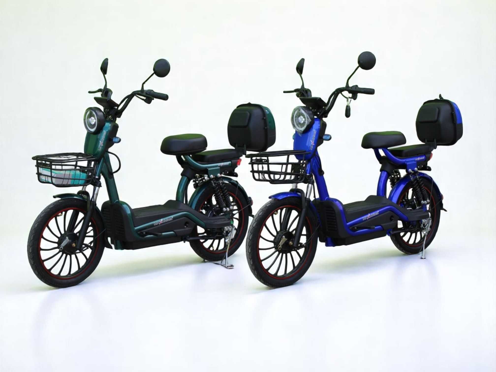 НОВ МОДЕЛ Електрически мотопед с педали MaxMotors EBZ20 1200W/60V/20Ah