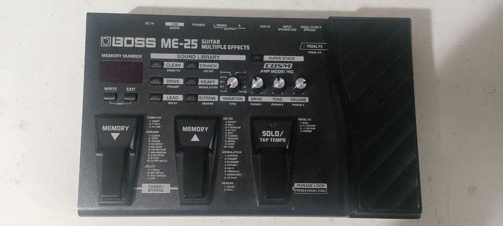 Boss ME - 25 skripka uchun pedal
