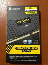 Memorie Corsair Vengeance XMP 2.0 LPX BK, 128GB (4x32GB) DDR4 3200MHz