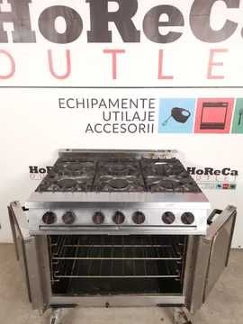 OUTLET FALCON - Masina de gatit aragaz 6 focuri + cuptor pe Gaz