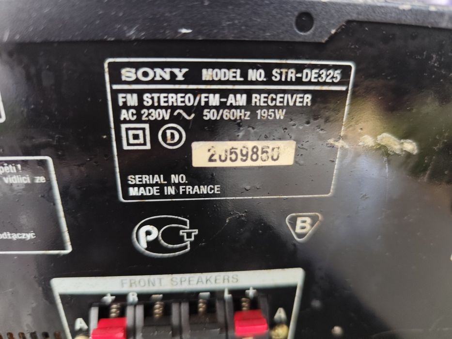Receiver Sony STR - DE 325