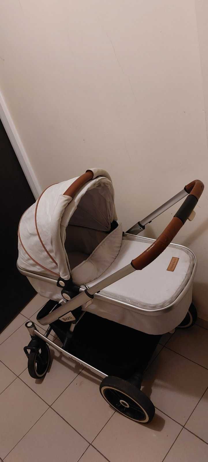 KIKKA BOO Комбинирана количка 2в1 DIVAINA GREY MELANGE