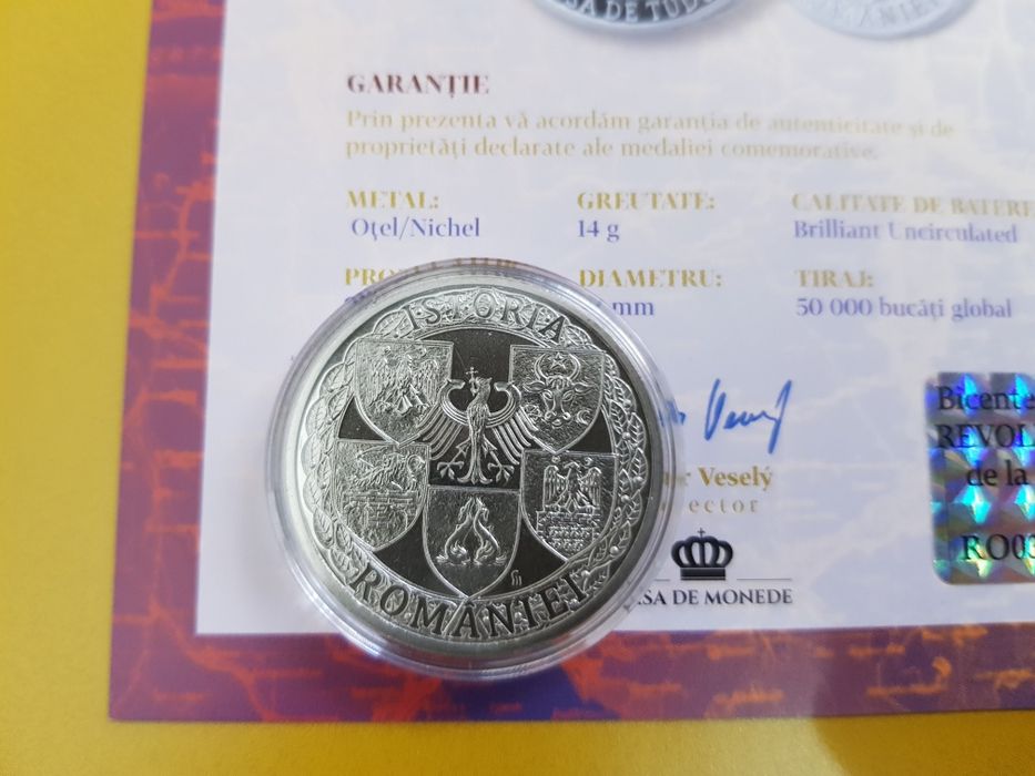 Moneda Tudor Vladimirescu bacnota,arta.