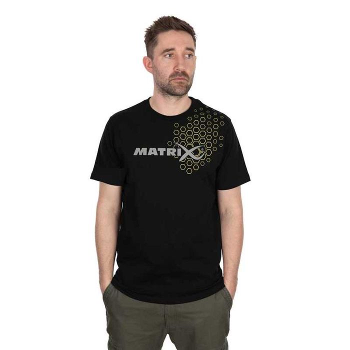 Тениска Matrix Hex Print T-Shirt (Black)