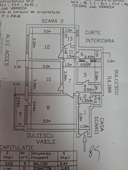 Vand apartament 3 camere – FOCSANI SUD