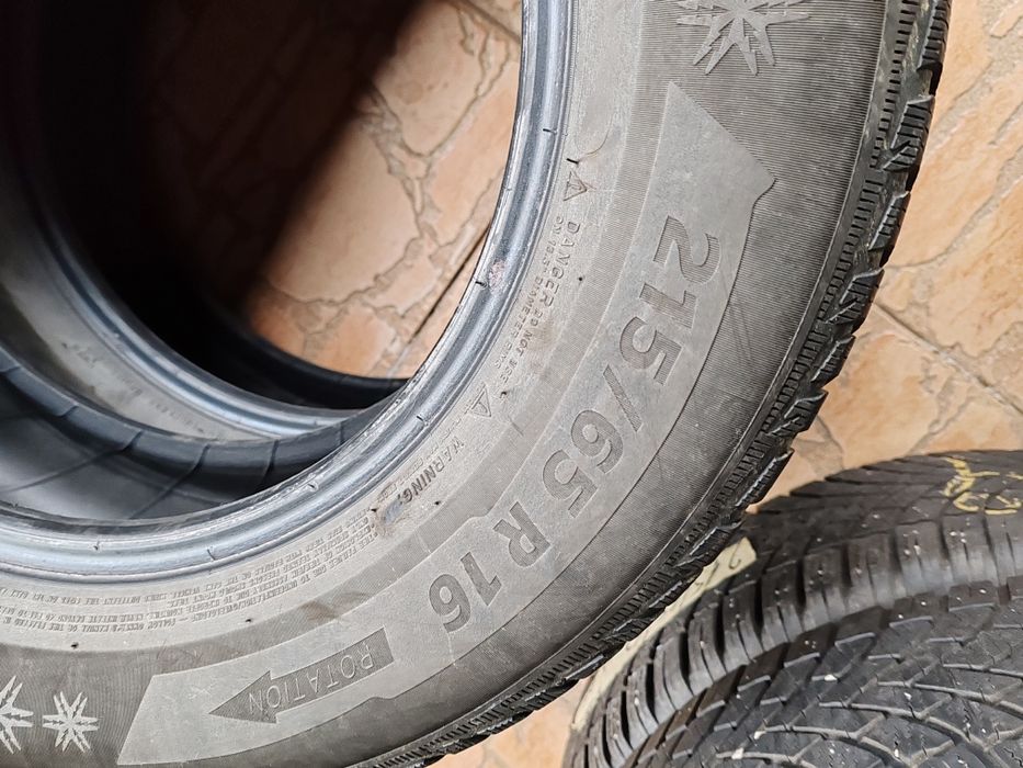 Vând cauciucuri 215/65/16 M+S seturi de câte 2 buc imp Germania