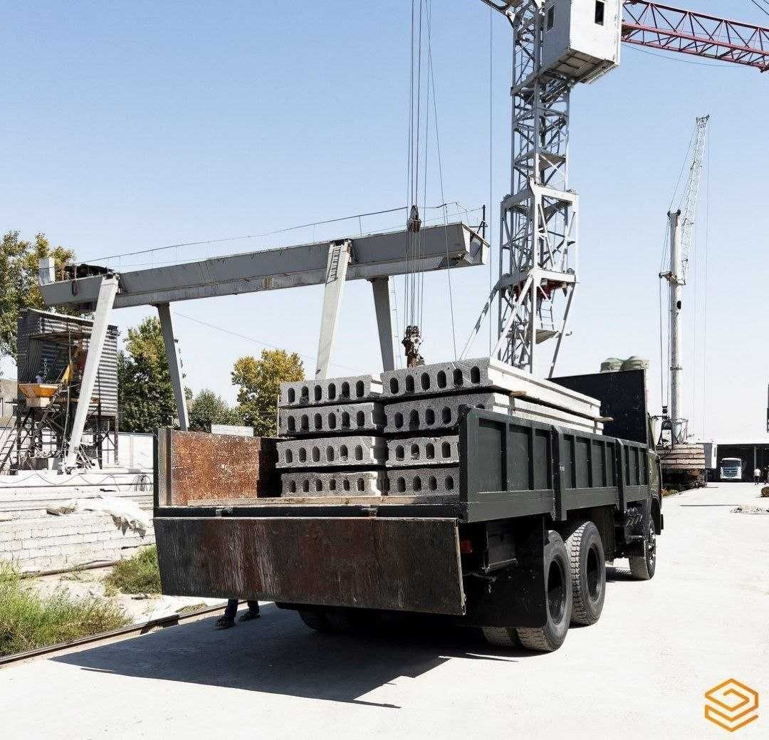 Bepul etkazib beramiz. Beton plitalar va beton mahsulotlari.