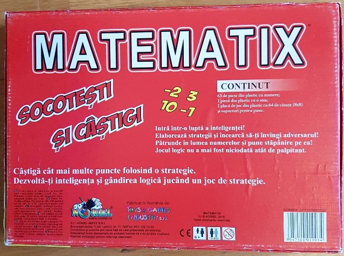 Vand joc matematix