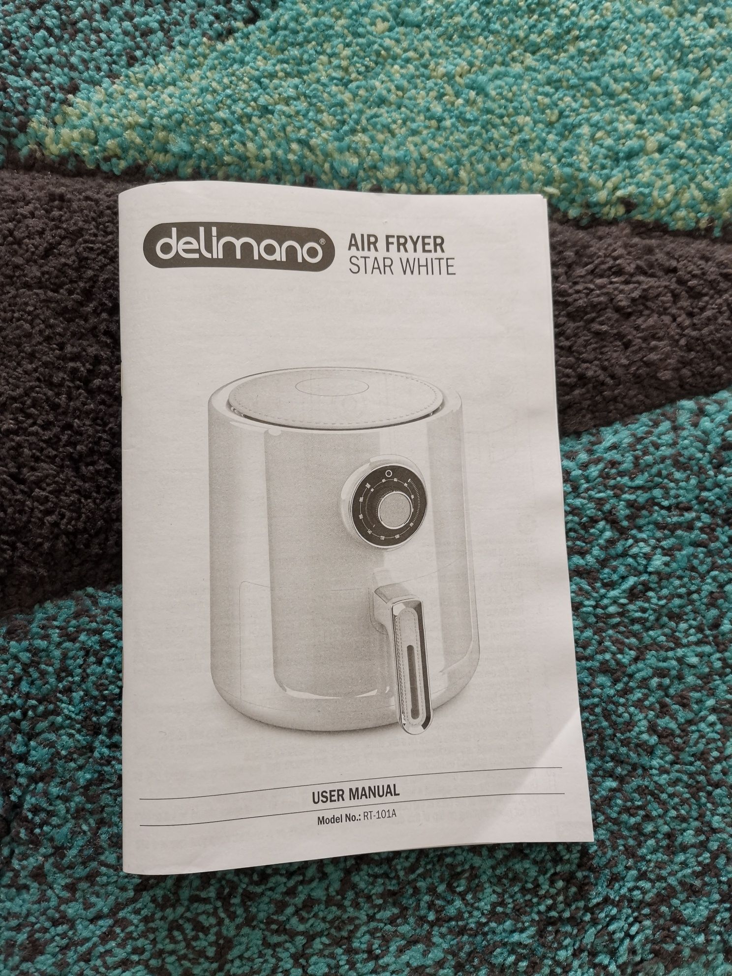 Delimano Air Fryer Star, White - чисто нов!