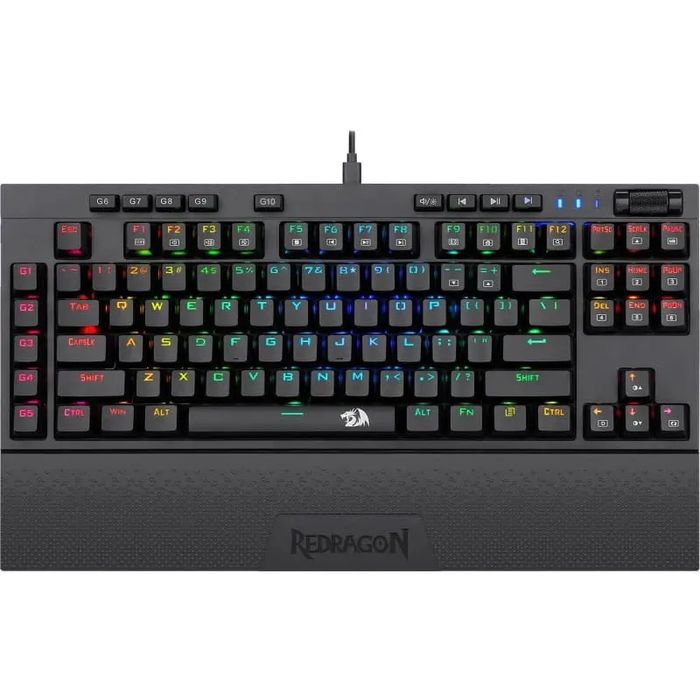 Tastatura Gaming Redragon Broadsword RGB Mecanica BlueSwitch - K588RGB