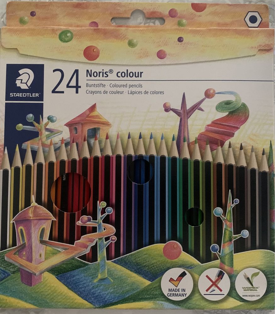 Creioane colorate Staedtler Noris 24 buc/set