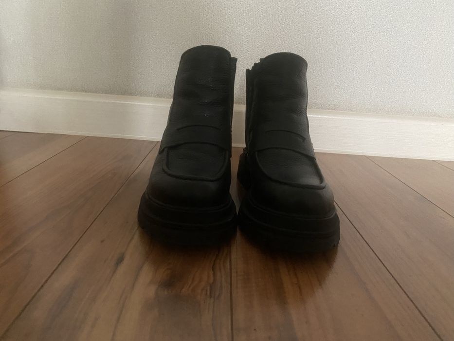 Кожаные сапоги 37 размера