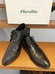 Pantofi negrii de piele, Marelbo, marimea 44, foarte frumosi