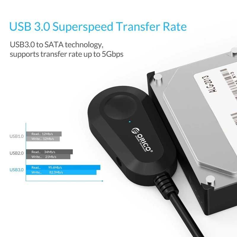 Адаптер за хардиск SATA към USB Orico