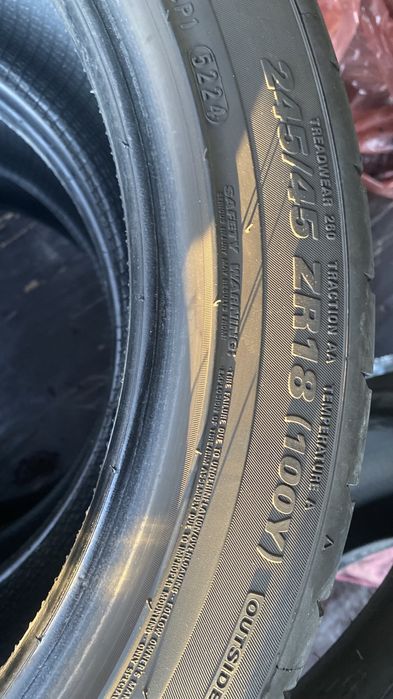 Set 4 anvelope vară DOT 5224 KUMHO 245/45/18