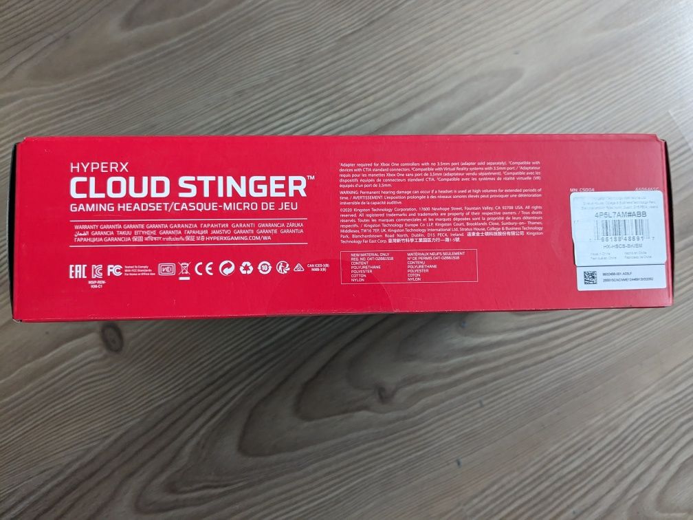 Căști gaming Cloud Stinger Hyper X SIGILATE