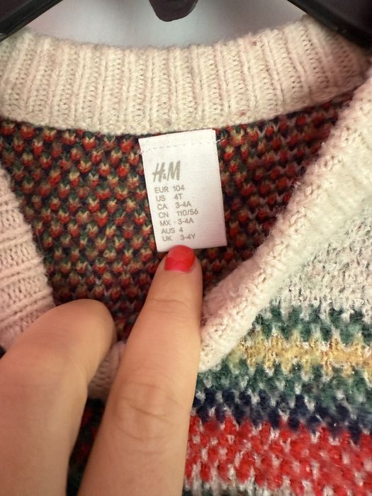 Плетени блузи на H&M размер 104