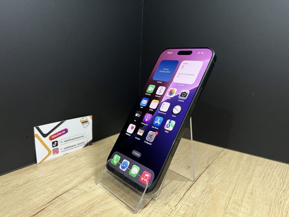 Iphone 16 Pro Max 256Gb Black Titanium Second-Hand Foarte Bun 3 ani ga