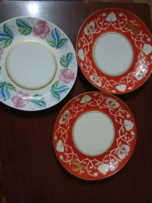 Винтажные  прошлый век большое блюдо .