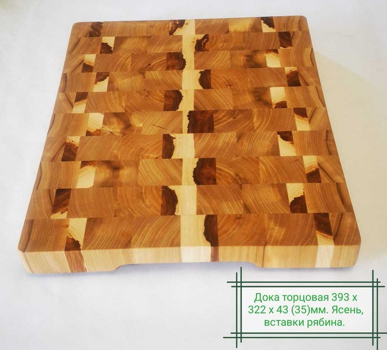 Кухонная Торцовая Доска из Ясеня