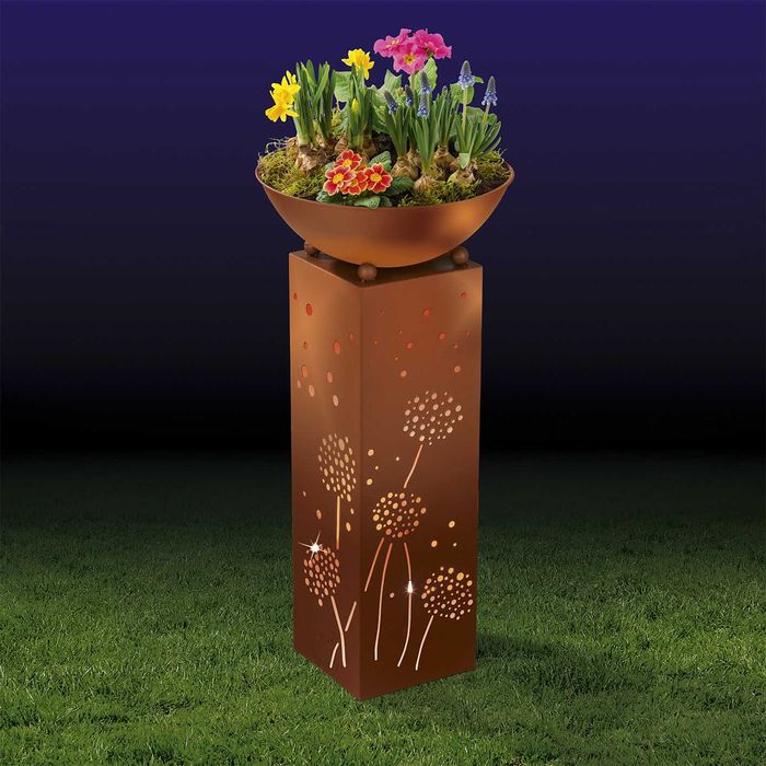 Декоративна светеща поставка за цветя идруги декорации