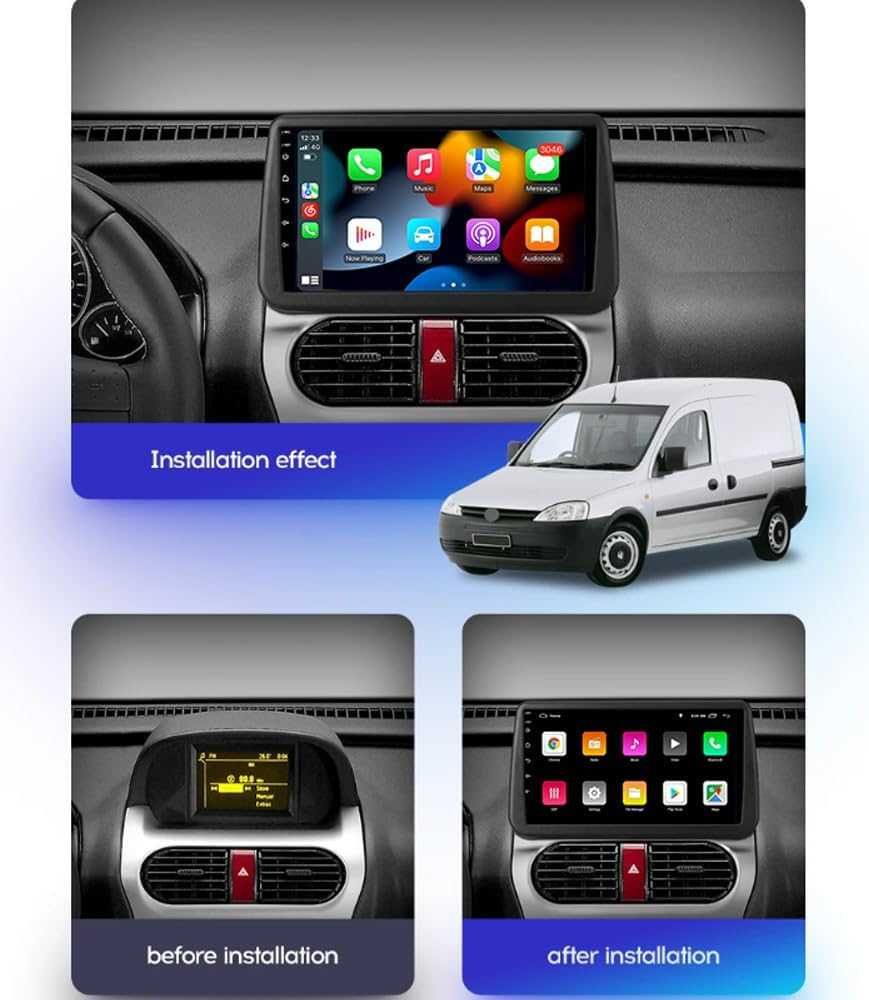Мултимедия за Opel Corsa Tigra Combo навигация Android двоен дин Corsa