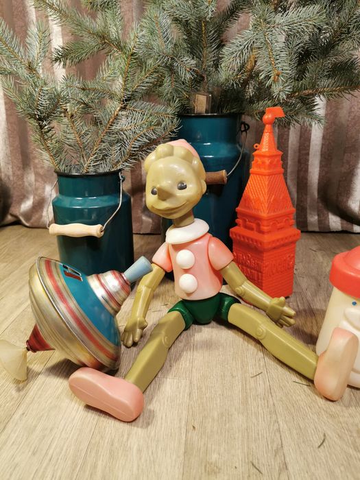 Игрушка. Буратино. Из СССР. Ленинград. Ретро.