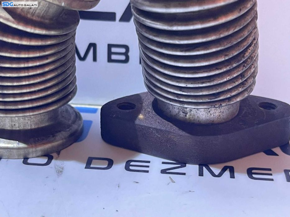 Set Teava Tevi Conducta Conducte Racord Racorduri Racitor Gaze EGR Peugeot 406 2.0 HDI 1996 - 2004 Cod 96319679