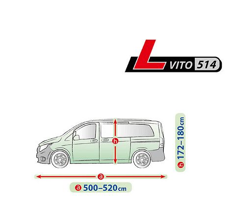 Покривало за mercedes vito сив цвят размер l514 серия mobile kegel