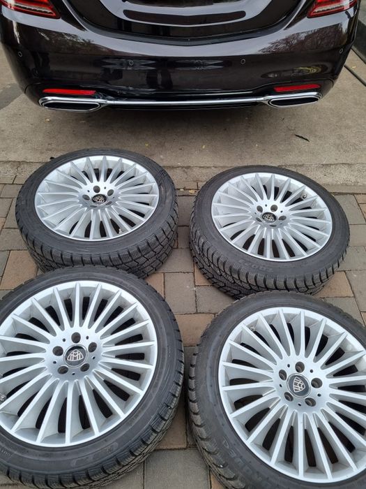 Vand Jante Mercedes S class r19 în 2 mărimi cu cauciucuri de iarna