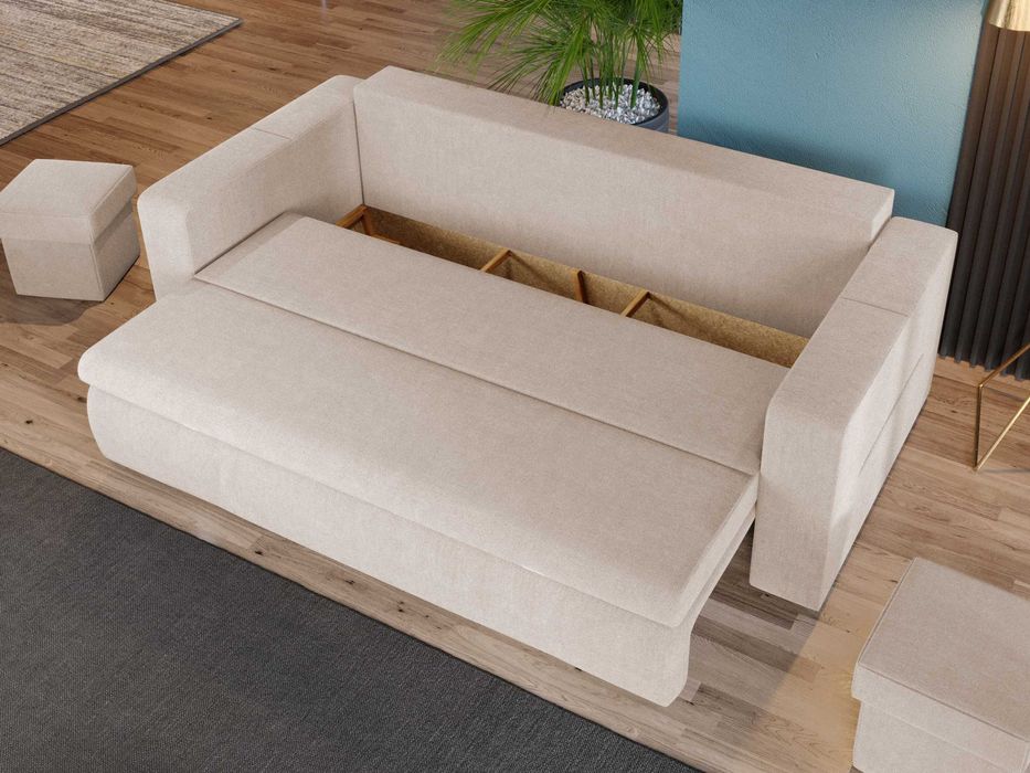 Canapea Extensibila Rita Crem