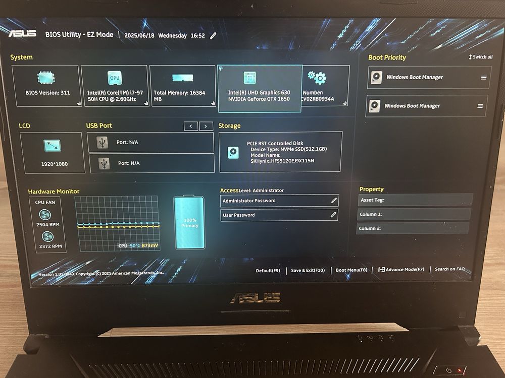 GTX 1650 Ноутбук