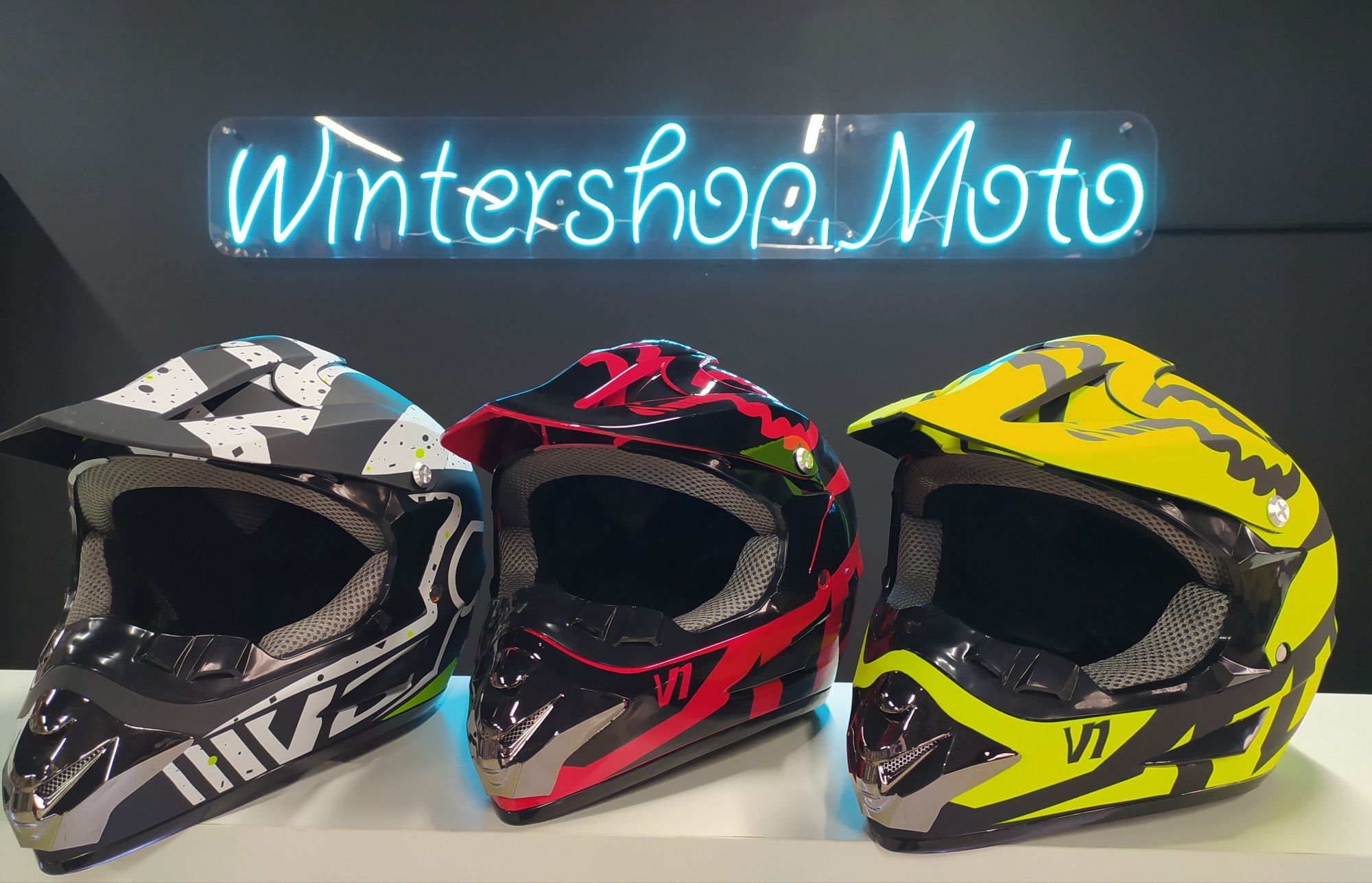 Новые,Фулфейс Шлемы! Выбор размеров и расцветок! Инста-wintershop.moto