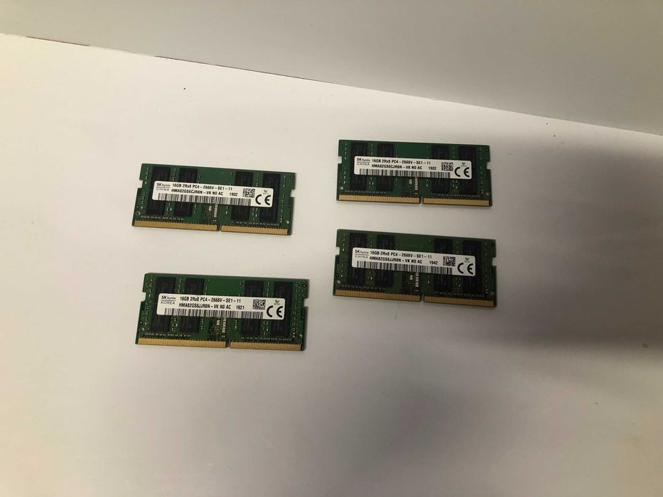 Memorie laptop Hynix 16 gb 2666  HMA82GS6CJR8N - VK, garantie 12 luni
