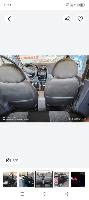 Matiz sotiladi rasxodi qlingan moshina