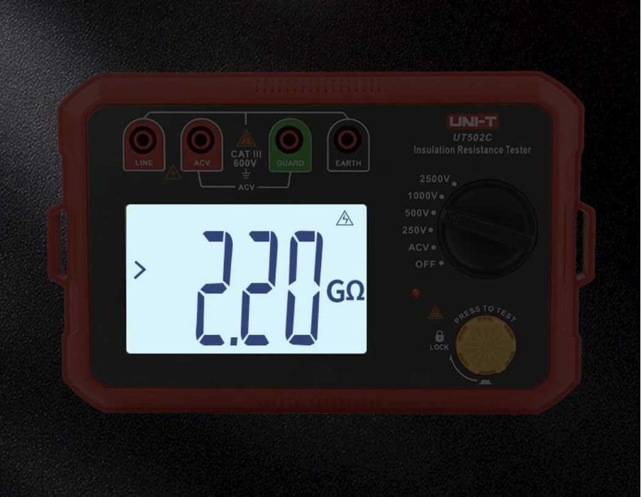 Tester izolatie Uni-T UT502C 250V - 2500V  multimetru Megohmetru