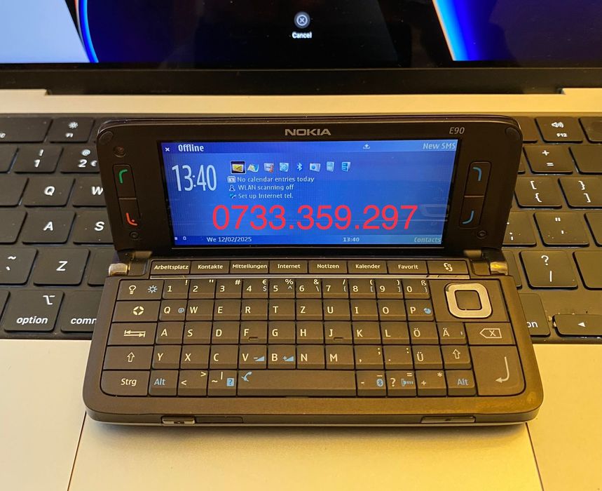 Telefon Nokia E90 CA NOU vintage colectie RARITATE RA6 9300 9300i 9500