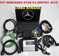 Tester auto profesional Mercedes STAR COMPACT C4 + Laptop I5 soft 2023