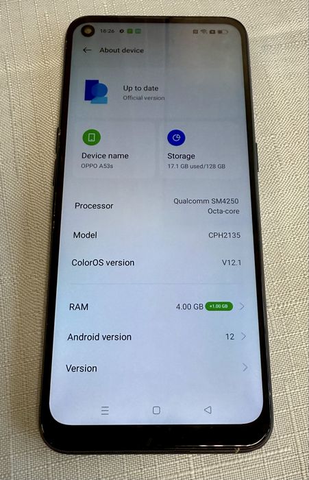 Oppo A53s 128 gb
