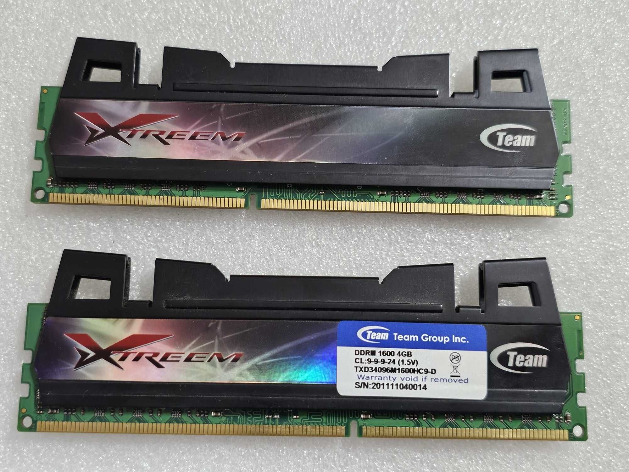 Kit memorie RAM desktop Team Group 8GB (2 X 4GB) DDR3 1600MHz