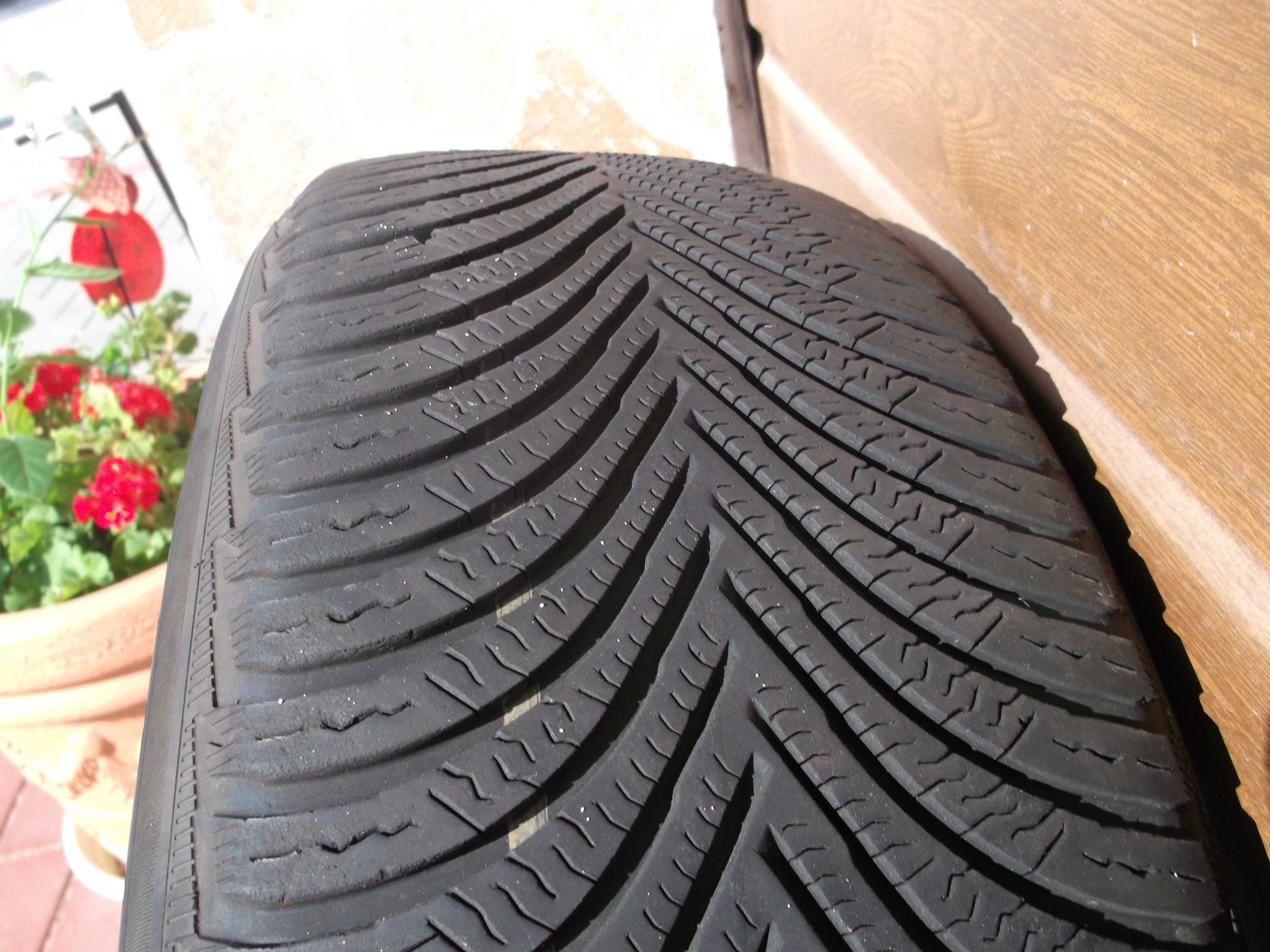4x Jante Aliaj de 7,5x17", 5x112, ET-40 cu Anvelope Iarna Michelin