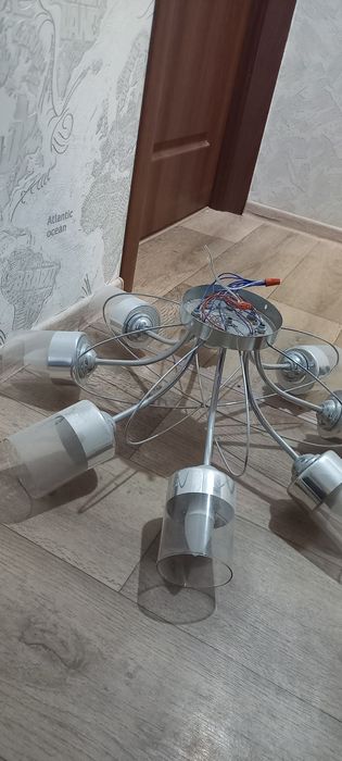 люстра 8 рожковая